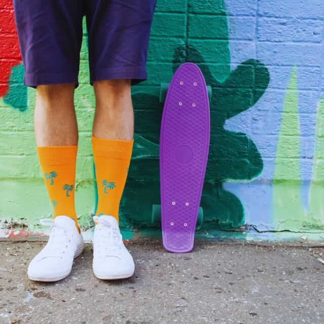 palm tree socks